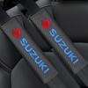 Car Accessories Carbon Fiber Seat Belt Shoulder Cover Breathable Protection Seat Belt For Suzuki Grand Vitara Swift Alto Jimny