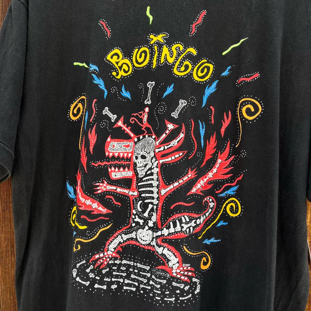 

Hot tREND Oingo Boingo Band Black Color All Size Shirt CO020 Unisex T-Shirt XXL