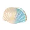 Hair Clip Gradient Color Hollow Design Shell Shape Hair Claw Plastic Resin Material Strong Grip Back Head Hair Claw