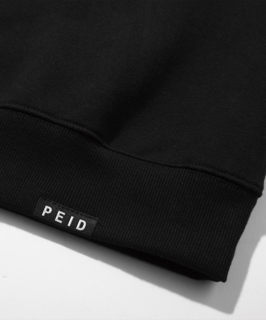 Peideu Pd Manuscript Crop Sweatshirt - Black