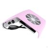 Nail Art Dust Suction Collector Fans Strong Dryer Tool EU Plug Pink