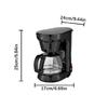 Milk Teas Machine Coffee Pot Electric Drips Coffee Machine 750ml Household Automatic Brewing Teapot Easy To Use