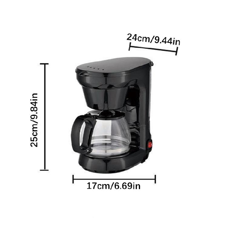 Milk Teas Machine Coffee Pot Electric Drips Coffee Machine 750ml Household Automatic Brewing Teapot Easy To Use
