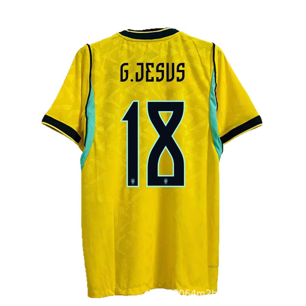 2026 Brasilien Nationalmannschaft Spielerversion Heim- und Auswärtsfußballtrikot - Sommer Atmungsaktiv