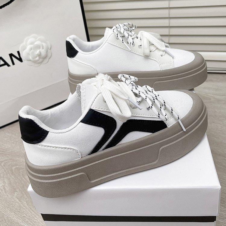 Nouvelles chaussures de skate décontractées basses automne 2024 tendance street shooting polyvalentes étudiantes sport chaussures blanches