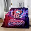 Bayern Munich Fan Gear Customize Your Name Blanket Lightweight Customizable Blanket Soft Warm Cozy for Chair Bed Couch Sofa for All Occasions