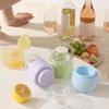 Practical 6cm Ice Ball Mold Press Quick-freezing Ice Ball Maker Easy Release Leak-proof Ice Sphere Mold Ice Drink