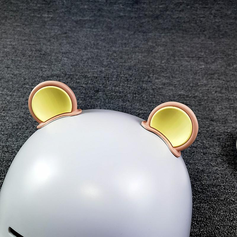 Electric Car Helmet Bear Ears Decoration Cute Eyes Personalized Horns Antlers Battery Motorcycle Modification Accessories