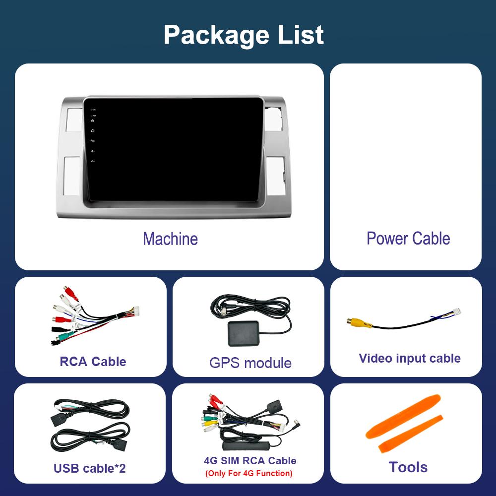 for Toyota Previa 3 2006 - 2019 for Estima 3 2006 - 2016 Radio Multimedia Player Carplay Android  GPS Navi WiF 4G Auto Tools