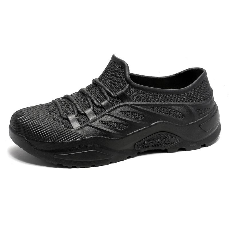 Herren Regenstiefel Niedrige Arbeitsstiefel Modische Flache Wasserdichte Stiefel Rutschfeste Schlupfschuhe Küchenschuhe Outdoor Leichte Fischereistiefel