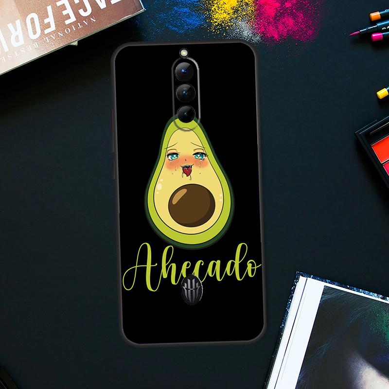 Funny Cartoon Avocado Case For ZTE Nubia Red Magic 9 8 8S Pro Plus RedMagic 6 7 Pro 6S 7S Pro 5S 6R 5G Back Cover