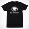 The Offspring Flaming Skull Logo Punk Rock T-Shirt Classic 90s Band Tee
