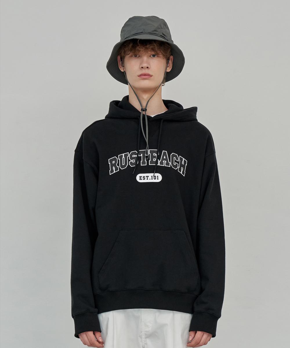 Rustitch Ivy League Hoodie (Black) Black/L