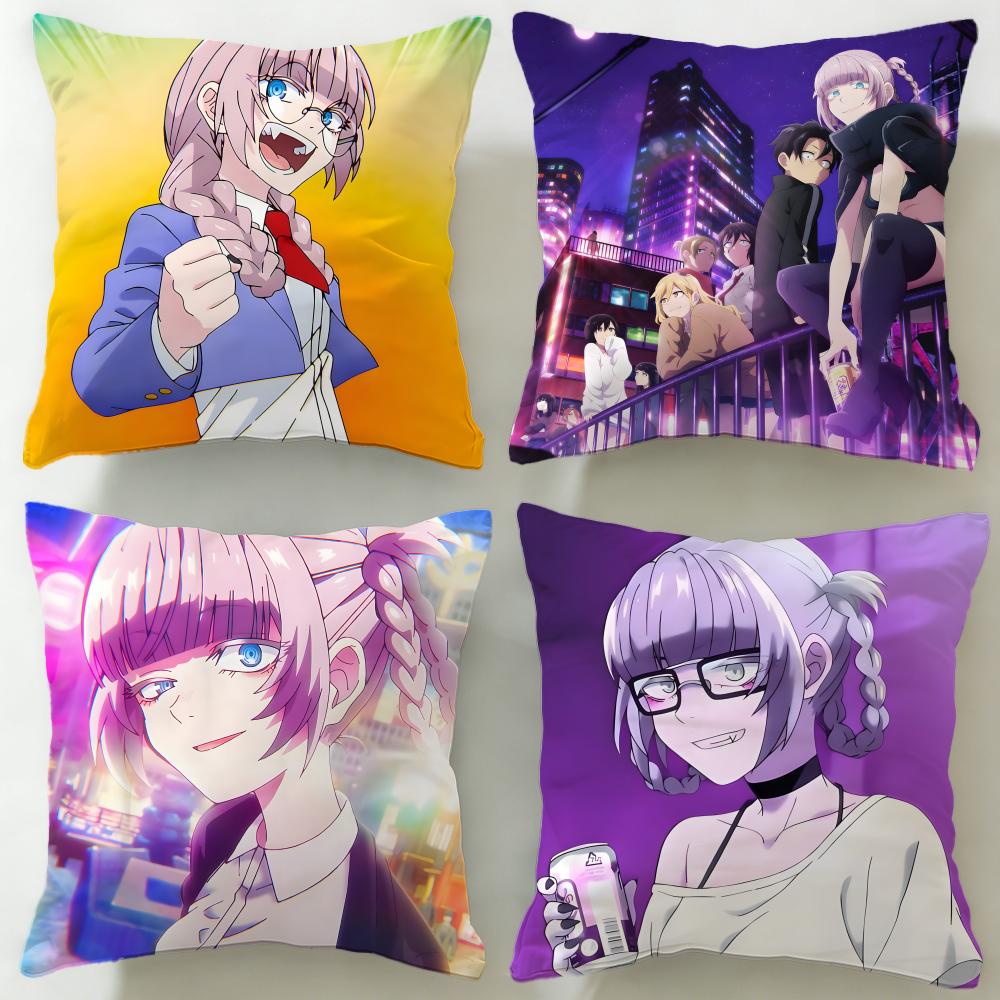 classic anime Call of the Night Cushion Cover Soft EasyWash Pillow Case Versatile for Couch Bed Travel and Office
