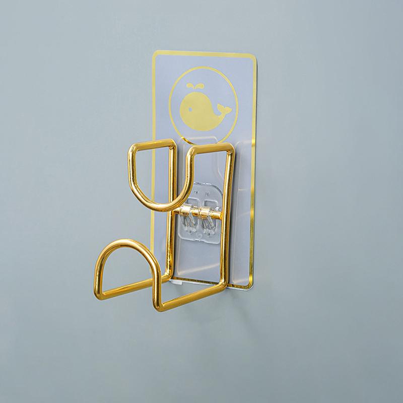 

1 шт., липкий органайзер без дырокола для ванной комнаты, кухни, бесследный умывальник, экономия места, настенный держатель с крючком, клейкая полка для хранения