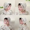 Mesh Baby Bonnet Lace Flower Baby Hat Sweet Infant Princess Cap