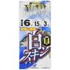 Hayabusa Kore Ichiban White Skin Sabiki 6 Hooks 6-1.5 HS711-6-1.5