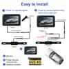 Waterproof Rear View Camera with 4.3-inch IPS Monitor, AHD Night Vision Backup Camera, 150 Degrees