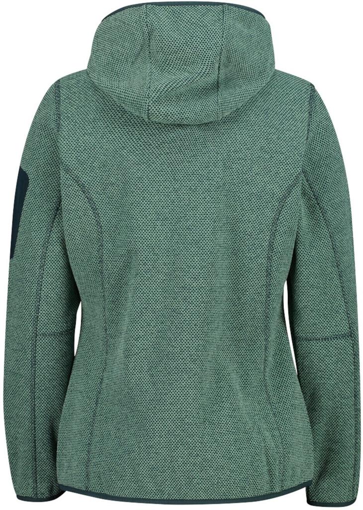 CMP Куртка FIX Hood trek зелено-нефритовая 02FU