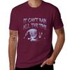 Can't Rain All The Time Deeper Blue T-Shirt korean fashion vintage clothes plain white t shirts men