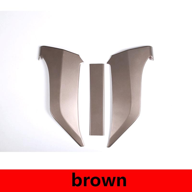 For 2020-2023 Land Rover Defender 90 110 ABS Matte Black car center console knee side panel trim cover sticker car accessories