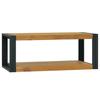 Wall Mounted Bathroom Cabinet 90 x 45 x 35 cm Solid Teak Wood