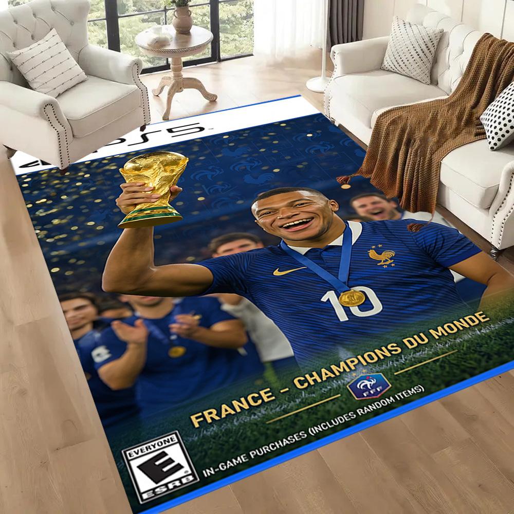 Mbappe 257 Area Rug Perfect for Foyer Decorate room Living Rooms Balcony Antislip Carpet Decorate Offices Perfect Birthday/Christmas Gift Idea