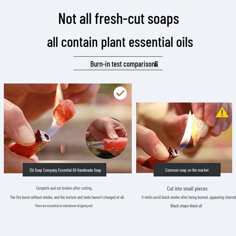 Refreshing Essential Oil Handmade Soap: Oil Control for Face and Body