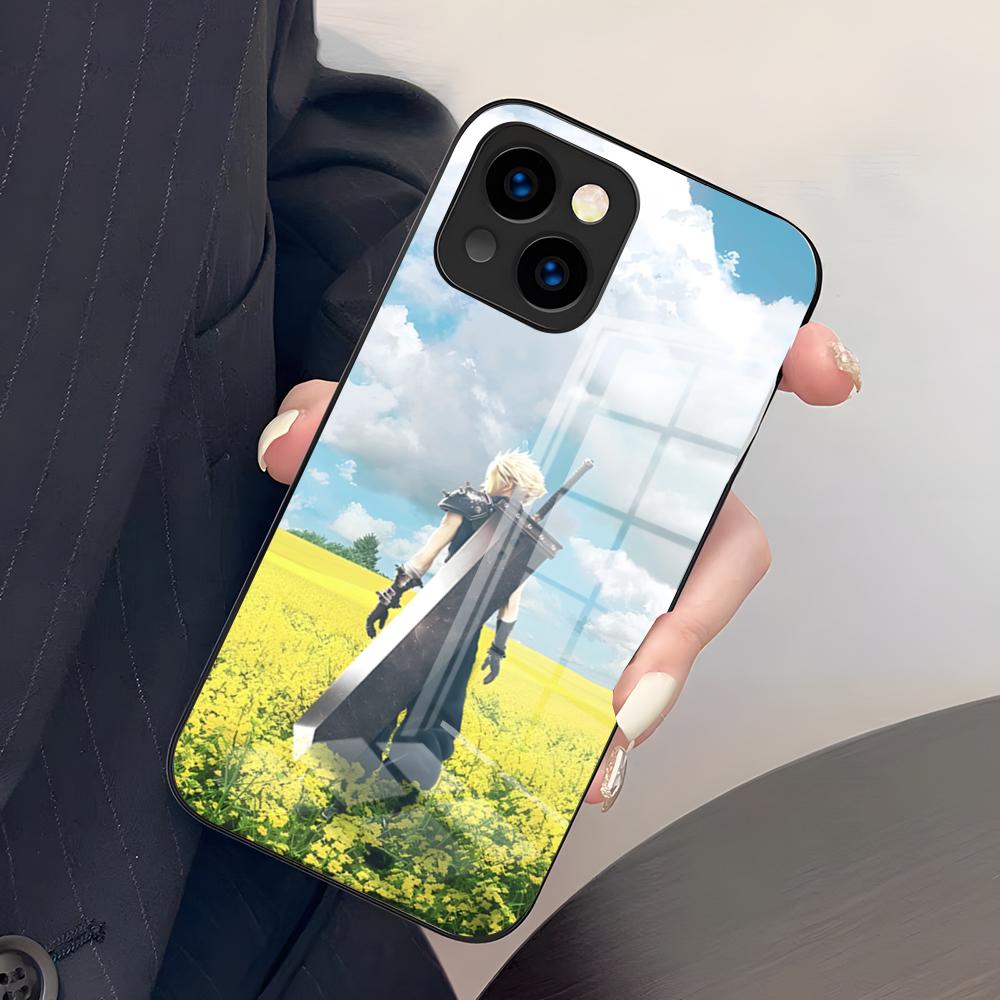 F-Final F-Fantasy Phone Case For IPhone 17 Pro Max 15 Pro 16 14 Plus 12 13 Mini 11 Pro Shockproof Glass Cover