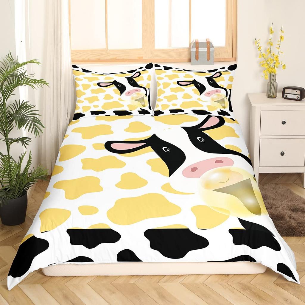 Luxury Duvet Cover and Pillowcase Digital Printing Star/moon/meteor Double Winter Quilt Cover Set Lantern Duvet Cover 1 Person