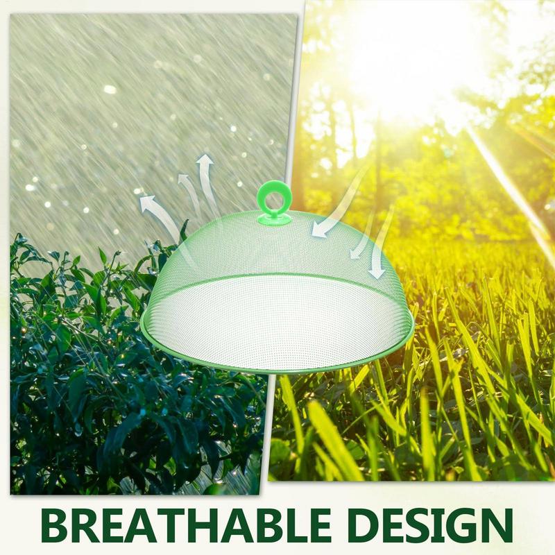 Plant Covers Set of 10 Dome Vegetable Garden Mesh Heavy Duty Weather Resistant Gardening Supplies for Winter Protection Organic