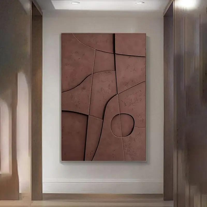 Abstract Geometric Minimalist Canvas Poster Painting 3D Effect Visual On The Wall Art Pictures Living Room Home Interior Decor