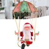 Parachute Christmas Ornaments Fleece PC Parachute Old Man Ornaments Wide Applicability Fine Workmanship for Window for Kids