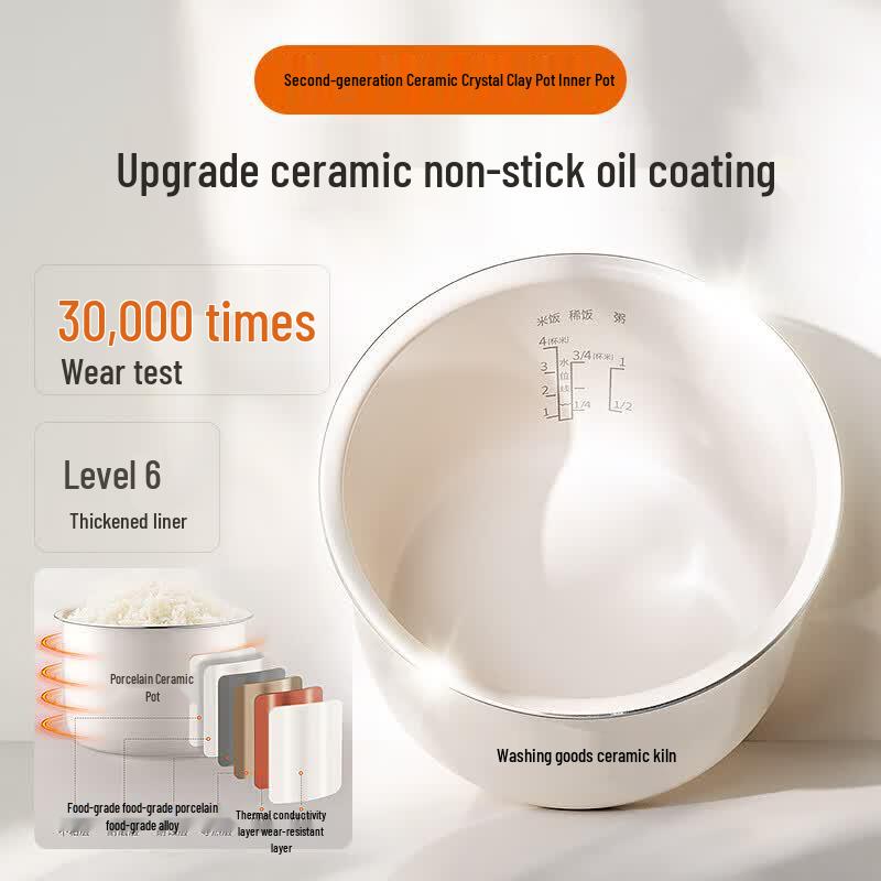 Joyoung 2L Ceramic Non-Stick Mini Rice Cooker CN plug (adapter included)