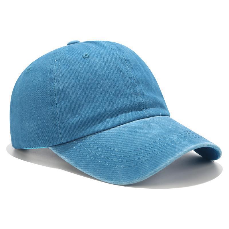 Unisex Washed Cotton Duckbill Hat: Sun Protection & Custom Logo for Team Building & Tourism.