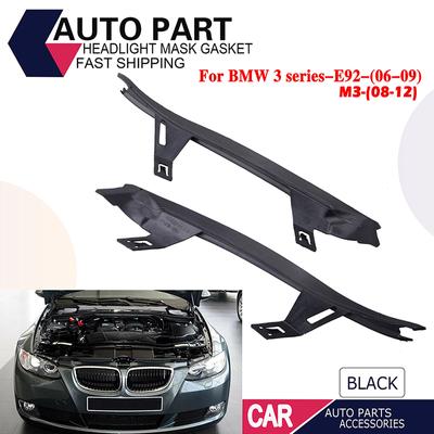 Headlight Gasket Replacement Lens Housing Rubber Seal Buffering Pads Fit for BMW E92 E93 3 Series 2005-2010 Car