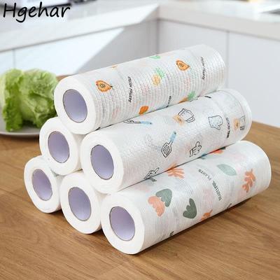 Chiffons paresseux jetables Épaissir Lavable Chiffons de nettoyage Ménage Cuisine Lingettes Double usage sec-humide Chiffon à vaisselle anti-saleté Maison