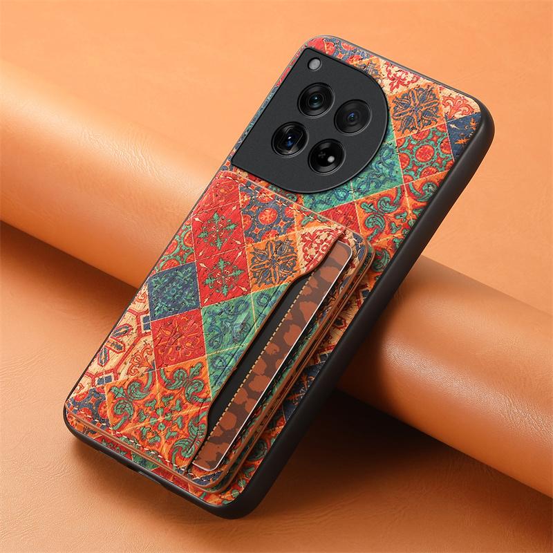 

Flower Figure Leather Magnetic Wallet Phone Case For Oneplus 13 12 12R 11 11R Ace 3Pro 2Pro 2V Nord3 CE3 Lite N30 Holder Cover Oneplus Ace 3Pro