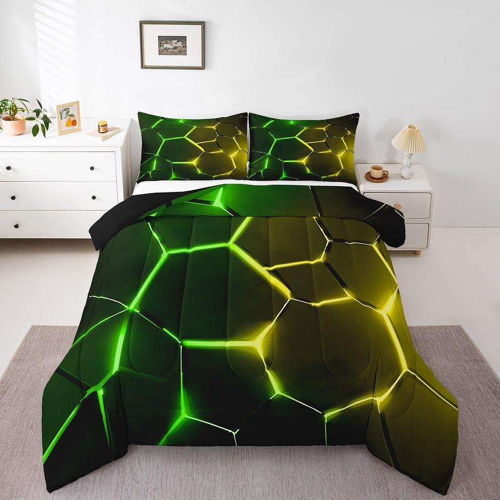 Sun and Moon Bedding Set Constellation Galaxy Comforter for Kids Boys Girls Teens Psychedelic Boho Mandala Comforter Breathable Celestial Du