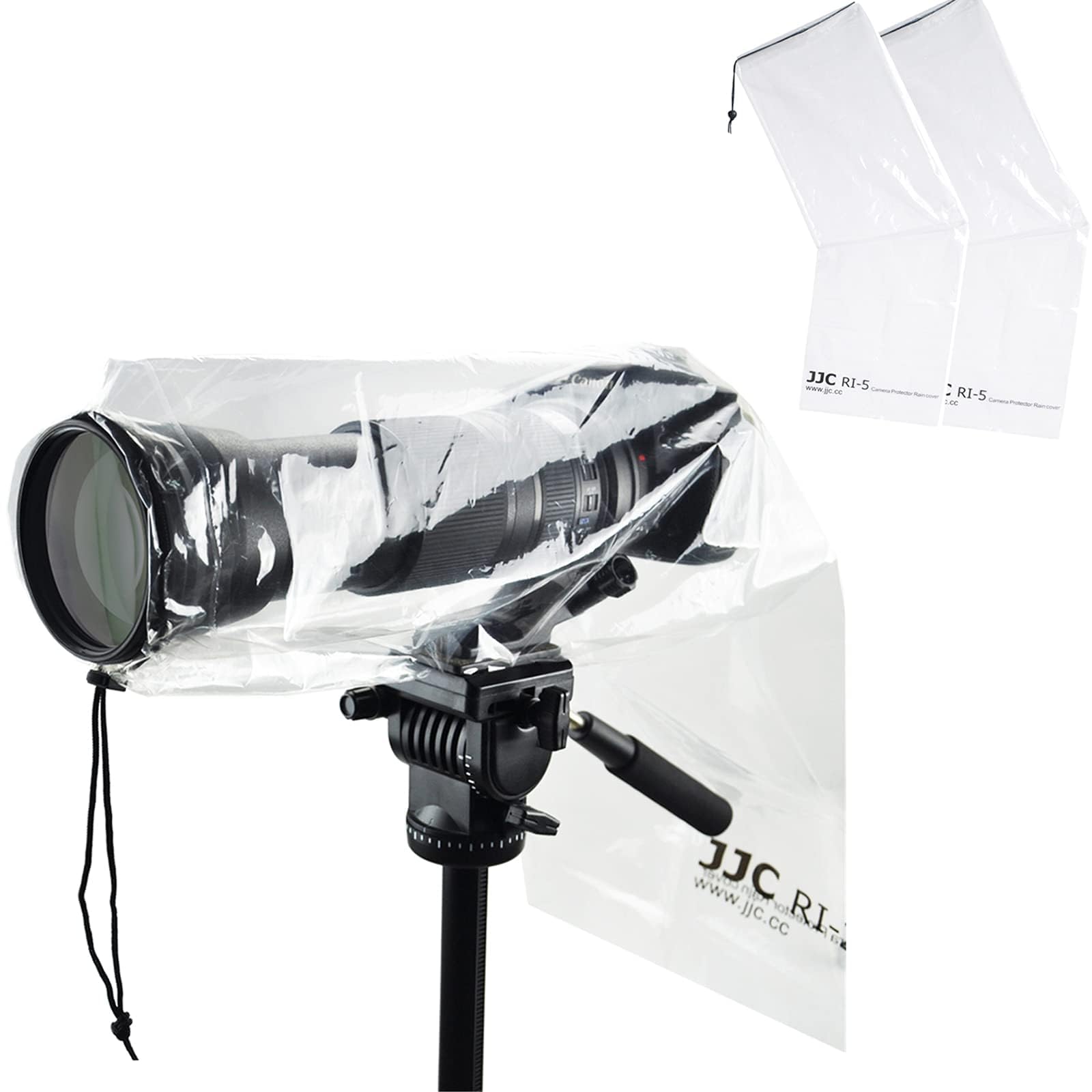 

JJC Camera Camera Rain Cover for Lenses up to 45cm Compatible with Canon EOS Kiss M2 X10i X9i X8i X7i SX60 Nikon COOLPIX Sony and Perfect for and