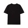 Kids Crewneck Short Sleeve T-Shirt, Cool Black Fighter Jet Print, Versatile Casual Summer Tee for Boys Students