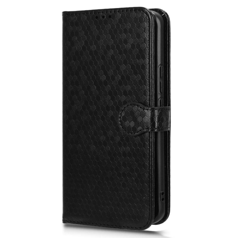 Für Honor Magic6 Pro 5G Hülle Gepunktete PU-Lederabdeckung mit Geldbörse