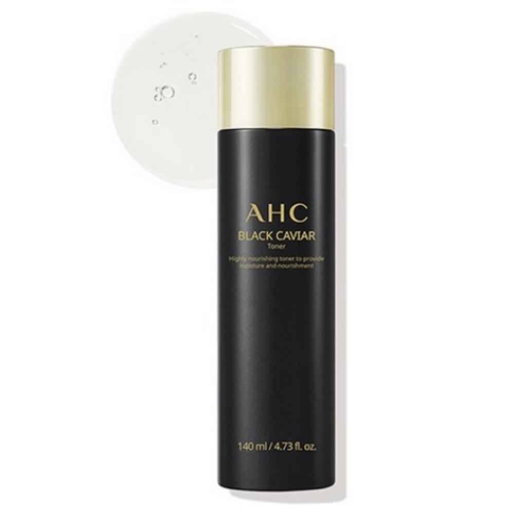 AHC Black Caviar Toner Hydrating & Nourishing Facial Toner 140ml