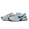 Nike V2K Run Low top Running Shoes Unisex Blue Silver FD0736-100(Team80-S-BOX)