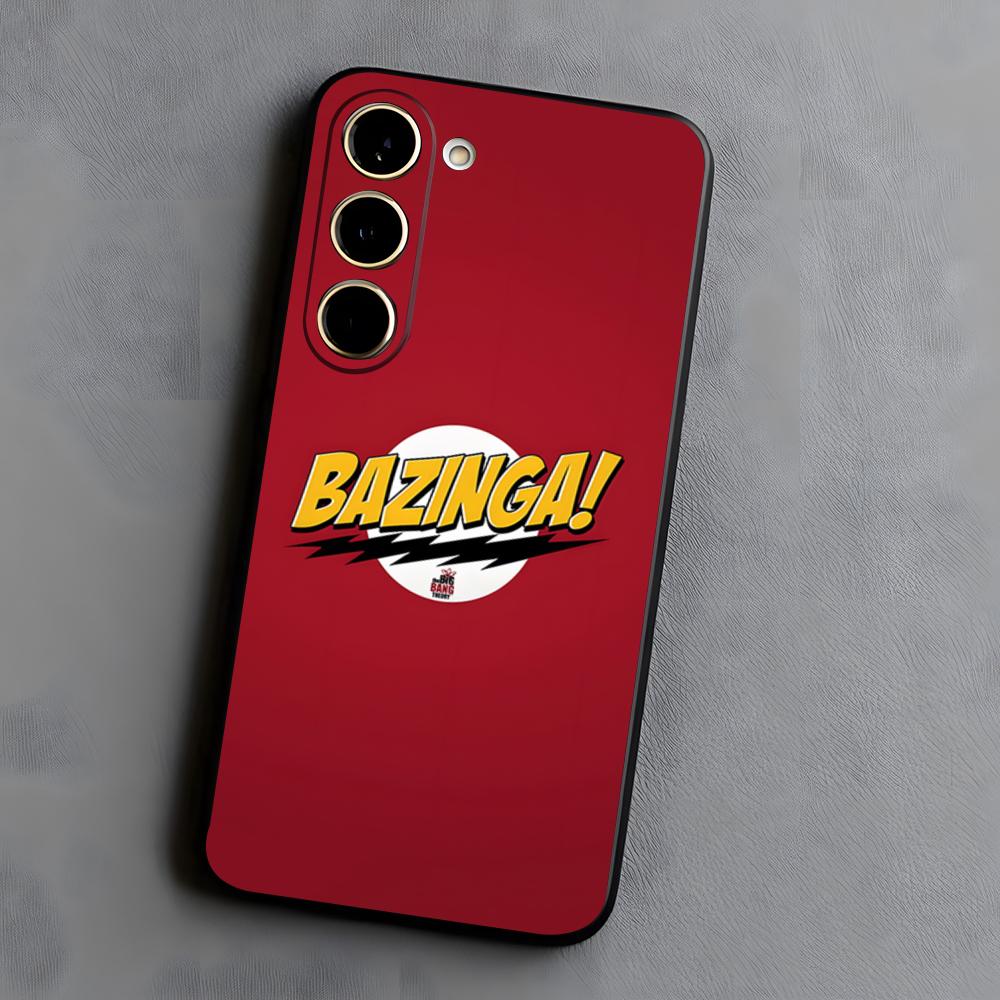 

America TV The Big B-Bang Theory Phone Case For Samsung S25 S24 FE S23 S22 S21 Plus S20 Ultra Note20Ultra Black Soft Shell Note20Ultra