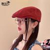 British Retro Duck Tongue Forward Hat Literary and Artistic Versatile Painter Beret Casual Hat Female Tide