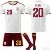 2026 World Cup Spain Aways Football Jersey for Kids and Adults PEDRI #20