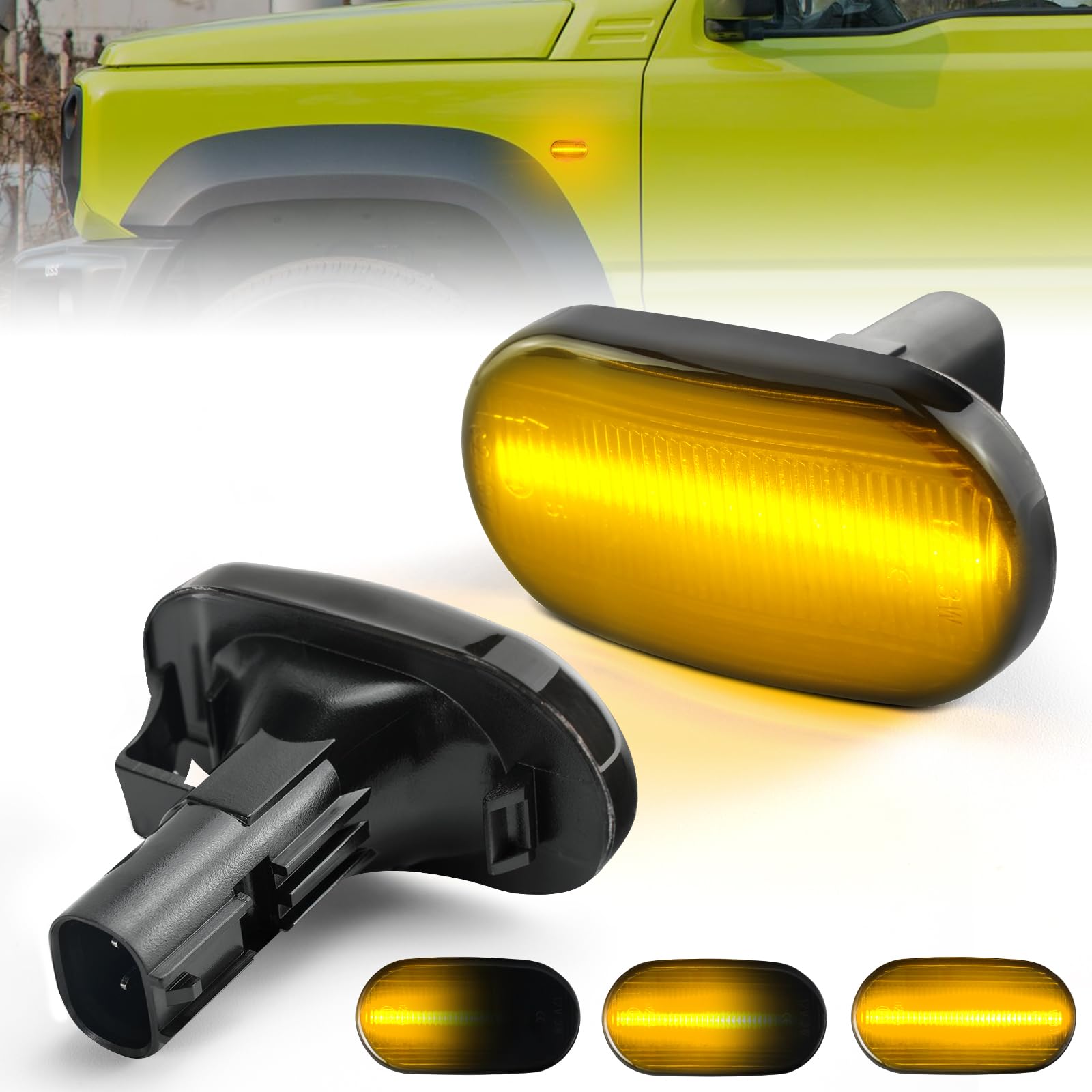 

NEIFILES Jimny jb64 Jimny Sierra jb74 jb23 JB43W Светодиодный боковой указатель поворота Alto Lapin HE21S Грузовик Carry DA63T Suzuki Последовательный указатель поворота для Madda AZ Offroad