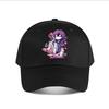 Anime Girl Dynamic Unisexga Purple Character Themed Design Outdoor Activities Baseball Cap