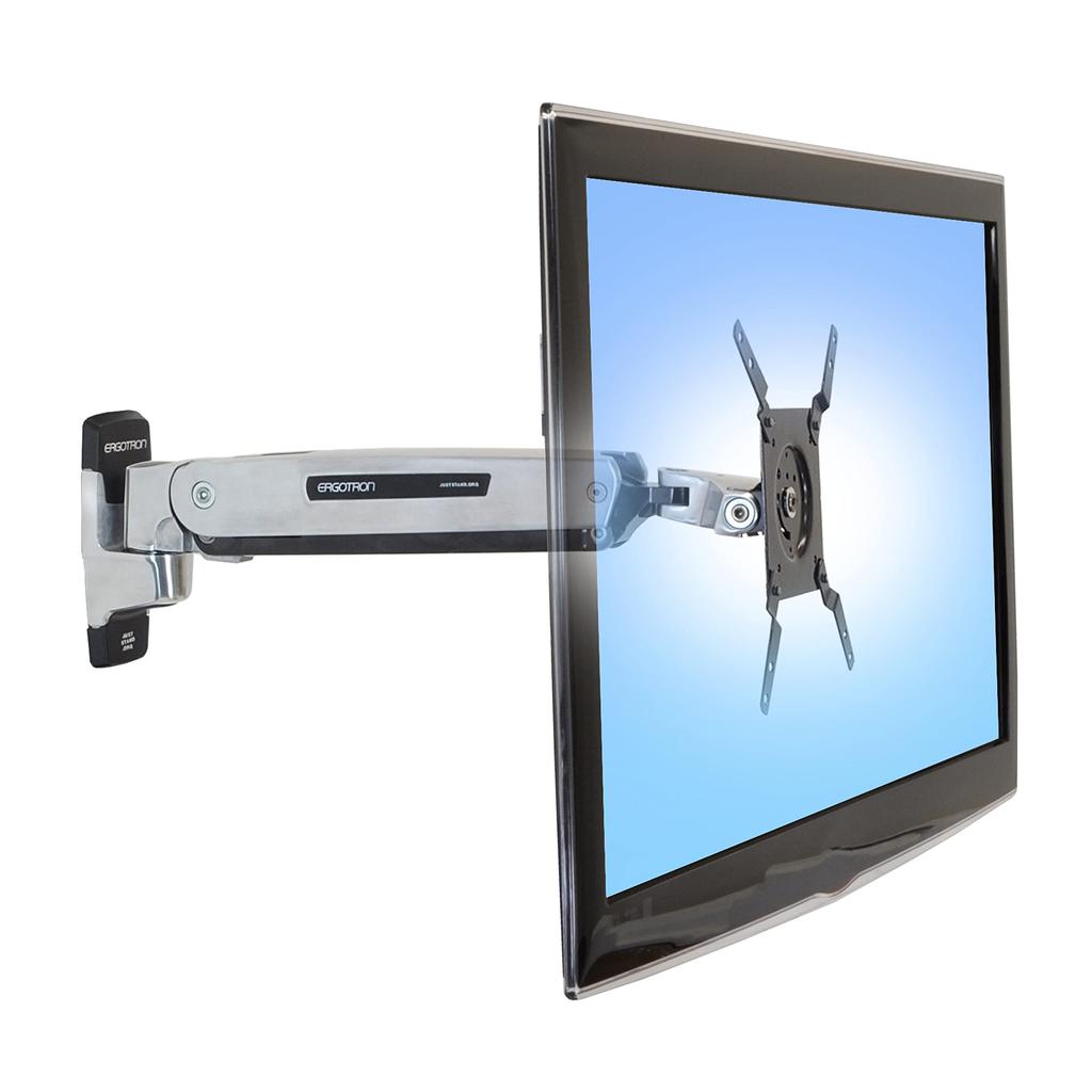 ERGOTRON Interactive Monitor Supports up to Monitors VESA Product Number Light-Duty Wall-Mounted Arm, Silver/Aluminum, 42-inch (3.2-11.3kg),